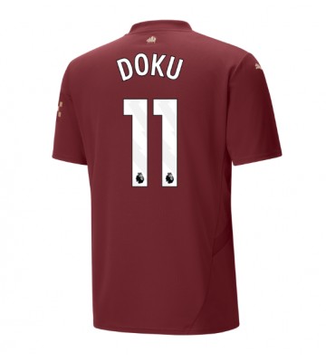 Manchester City Jeremy Doku #11 Tredjetröja 2024-25 Kortärmad